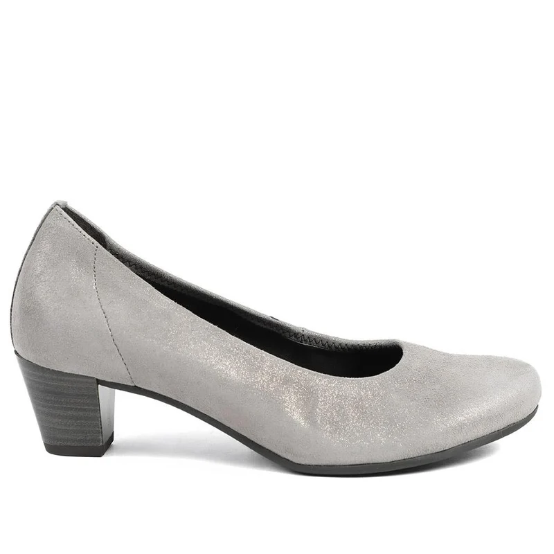 Gabor Wide Fit Smart Leather Court Shoes - GAB42551 / 329 079