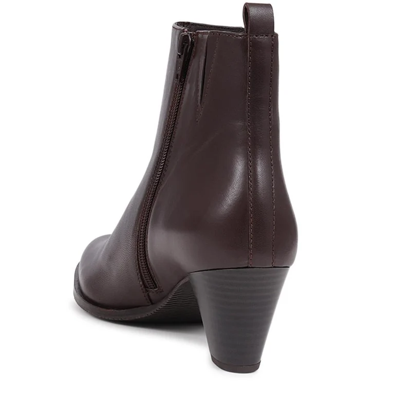 Leianna Heeled Ankle Boots - LEIANNA / 325 769 - Brown