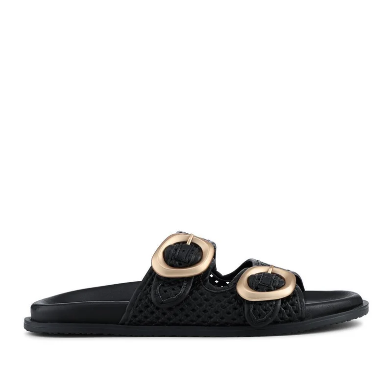 Gisela Leather Dual Buckle Sandals - GISELA / 329 052
