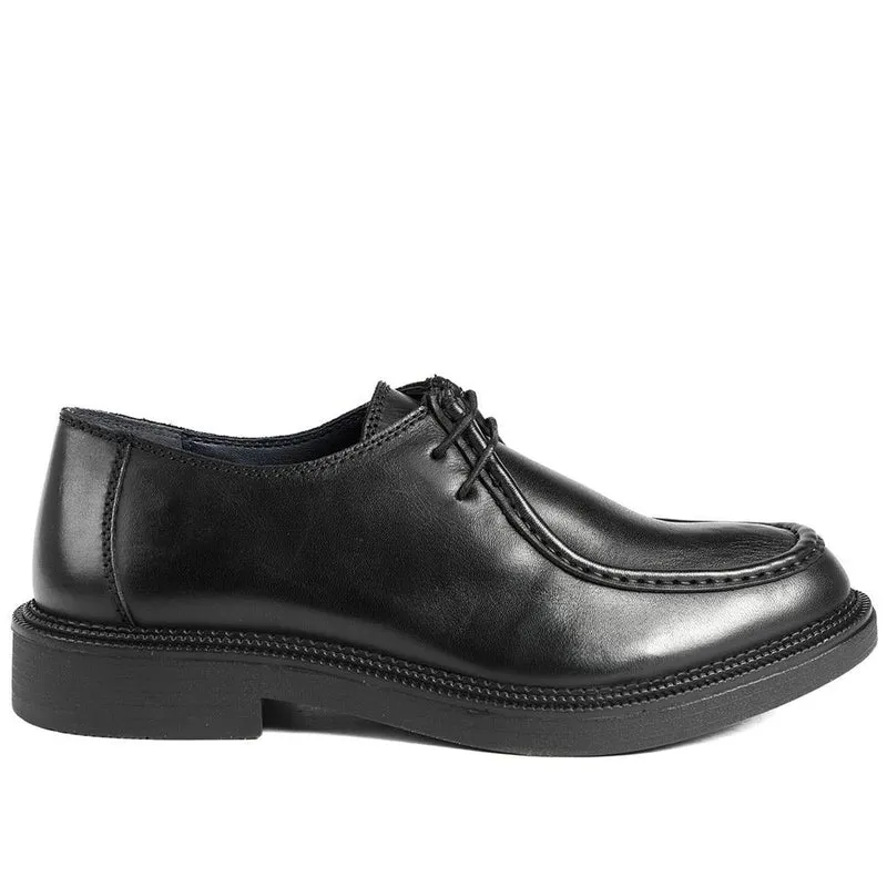 Karson Stitched Upper Smart Leather Shoes - KARSON / 328 311