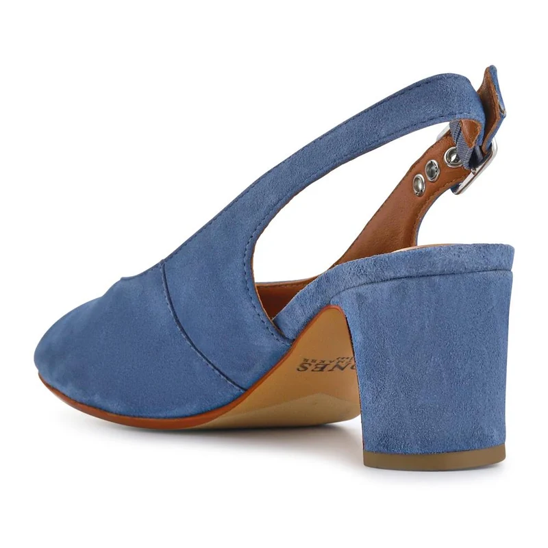 Xiomara Leather Slingback Court Shoes - XIOMARA / 327 552 - Powder Blue