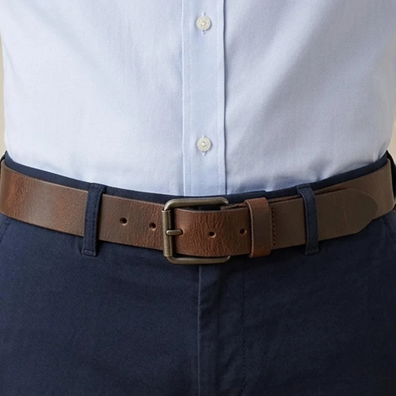 Urien Leather Belt - URIEN / 327 157 - Tan