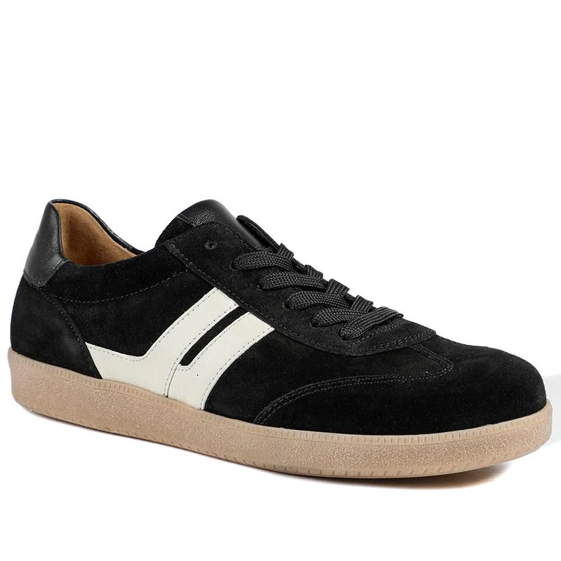 West Gabor Leather Trainers - GAB42507 / 327 746 - Black Suede