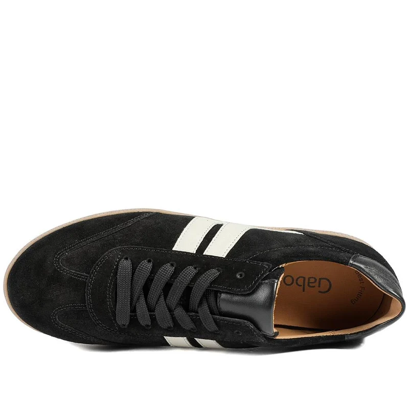 West Gabor Leather Trainers - GAB42507 / 327 746 - Black Suede