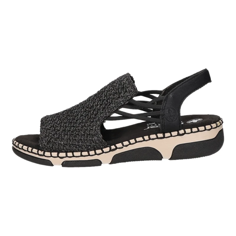 Rieker Sportliche Sandalette bis 30mm Sohlenhöhe