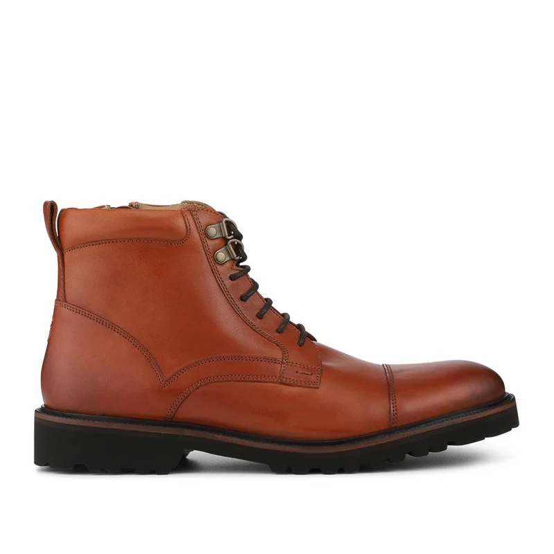 Oliver Sweeney Runcorn Antiqued Leather Boots - OLIVR42507 / 328 555 - Tan