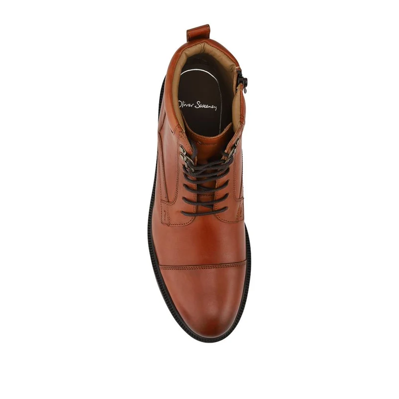 Oliver Sweeney Runcorn Antiqued Leather Boots - OLIVR42507 / 328 555 - Tan