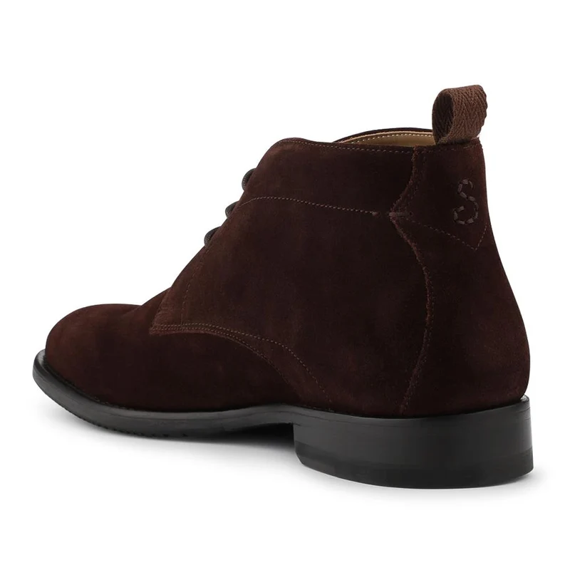 Oliver Sweeney Farleton Calf Leather Chukka Boots - OLIVR42506 / 328 554 - Chocolate Suede