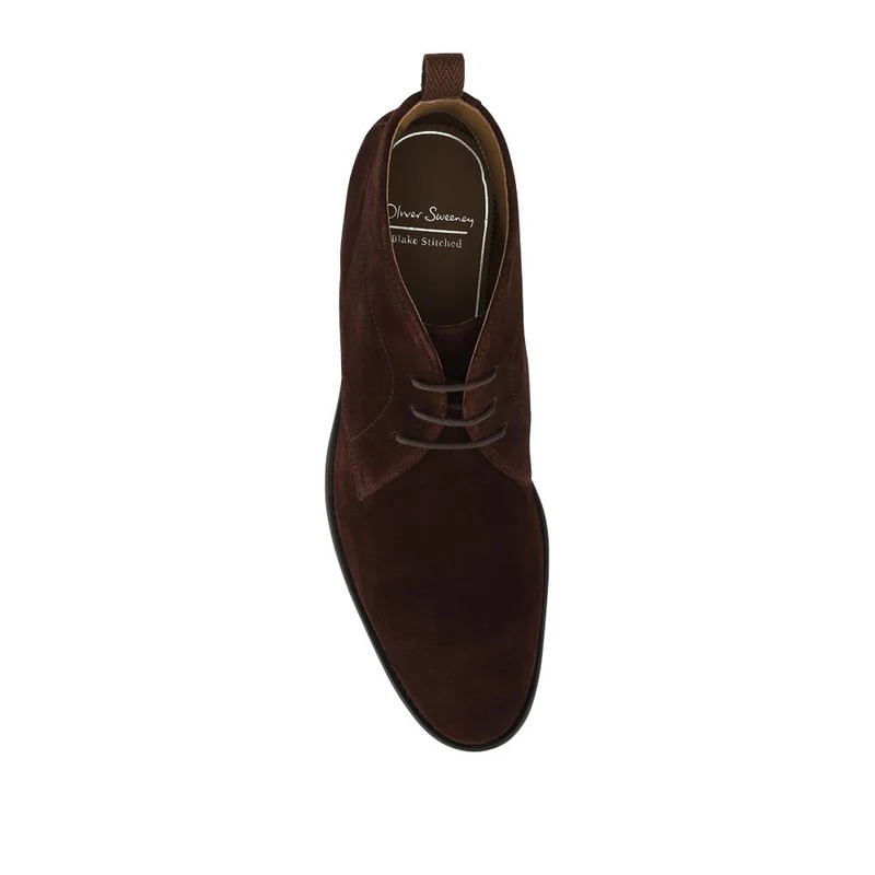 Oliver Sweeney Farleton Calf Leather Chukka Boots - OLIVR42506 / 328 554 - Chocolate Suede