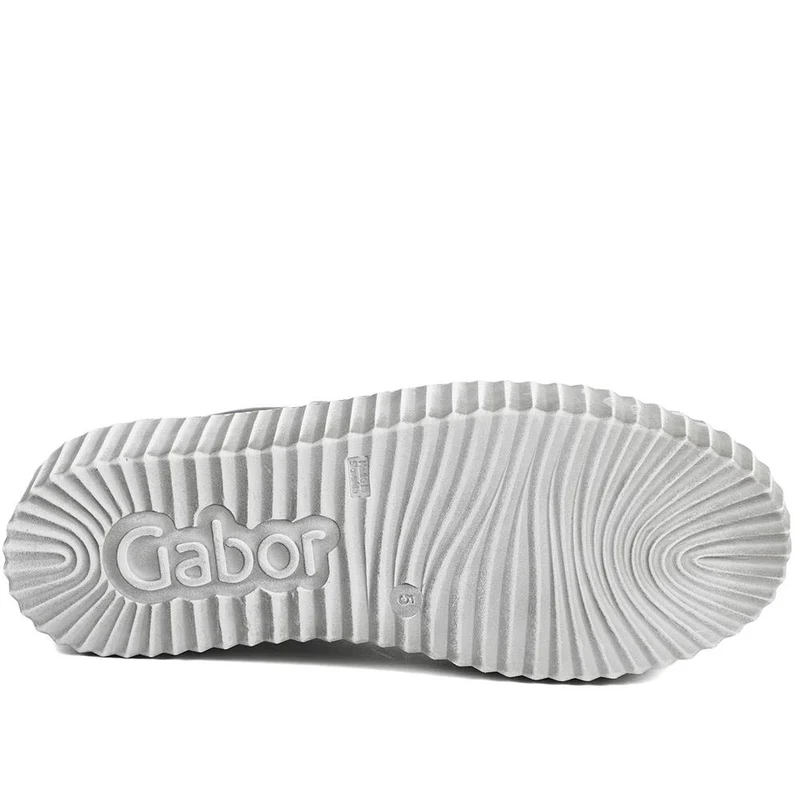 Dotcom Leather Platform Trainers With Bee Brooch - GAB42506 / 327 745 - Metallic