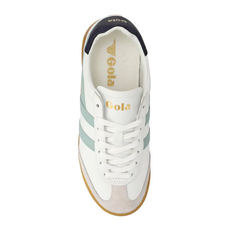 Gola Torpedo Leather Trainers - JAC41503 / 326 754 - White-Green