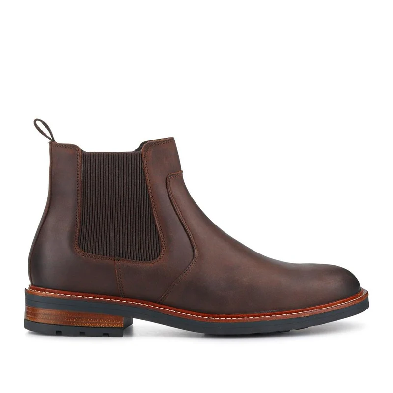 Feltham Heeled Leather Chelsea Boots - FELTHAM / 328 081