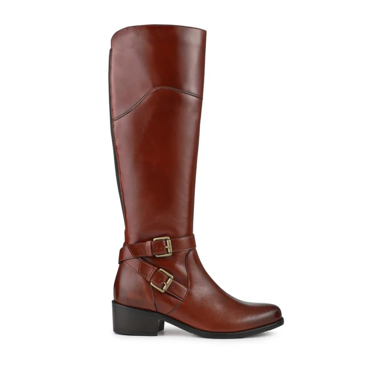 Phoebe Medium Calf-Fit Leather Long Boots - PHOEBE1M / 327 750