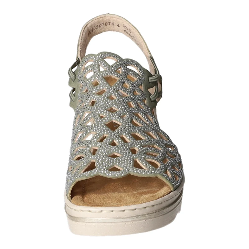 Rieker Keil Sandalette ab 30mm Sohlenhöhe