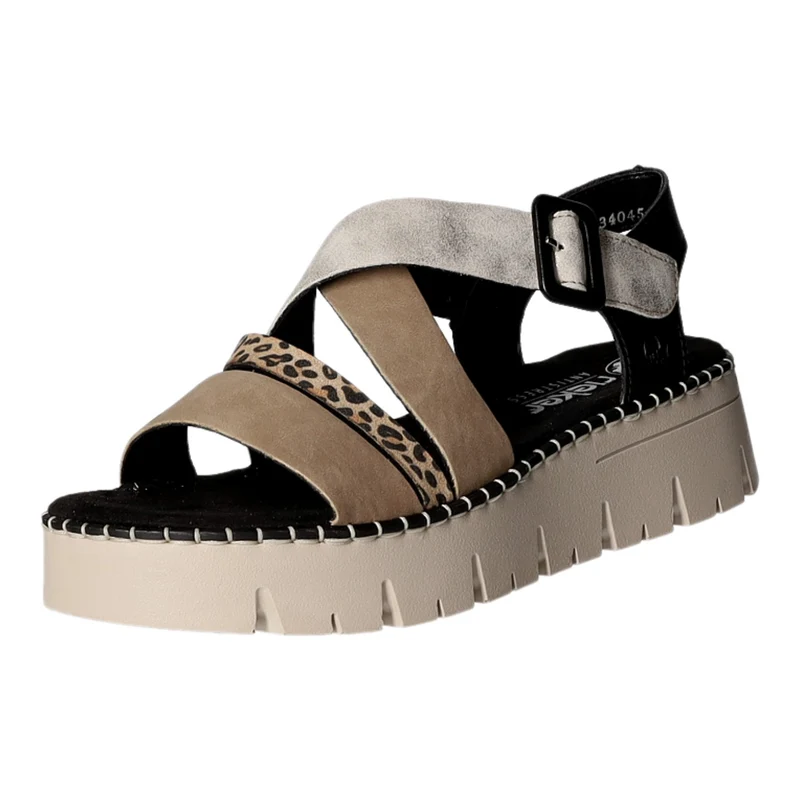 Rieker Keil Sandalette ab 30mm Sohlenhöhe