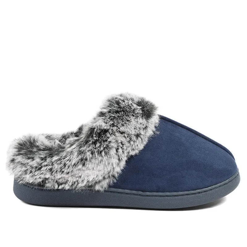 Wide Fit Soft Mule Slippers - GALOP42017 / 328 610
