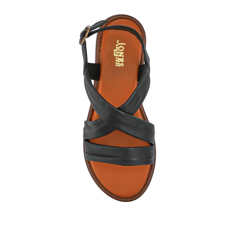 Haliwide Leather Wide-Fitting Sandals - HALIWIDE / 327 490 - Black