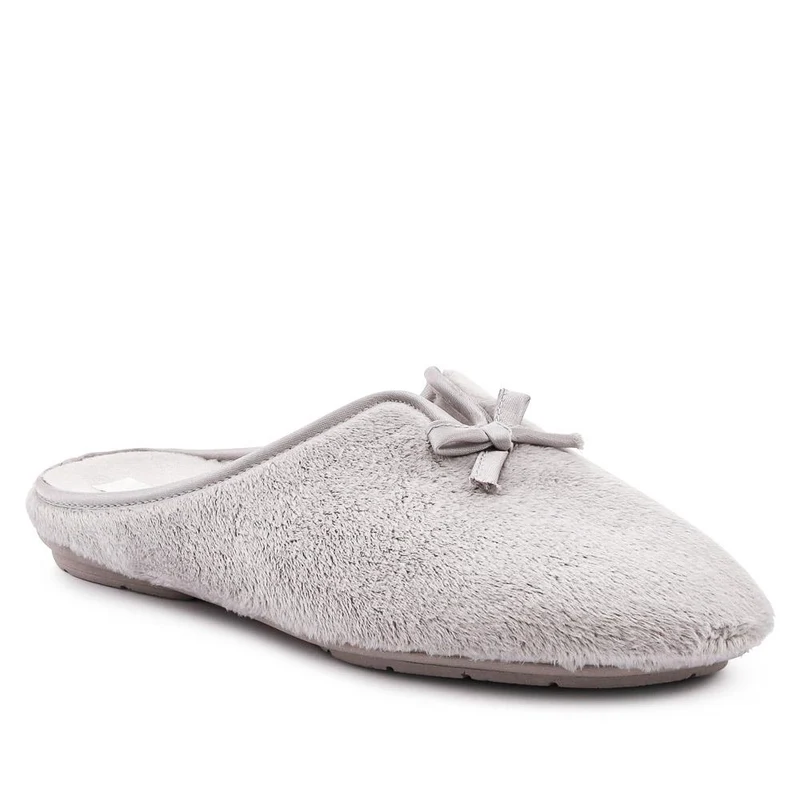 Fifi Luxury Slippers - FIFI / 327 451 - Grey