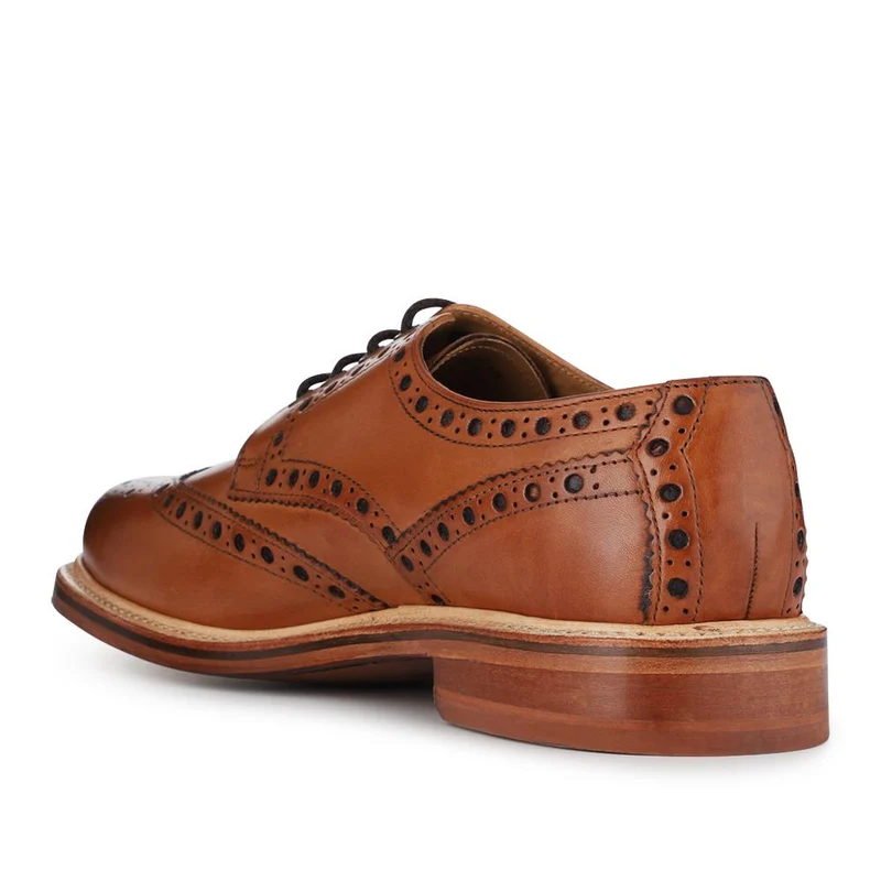Bushwick1 Goodyear Welted Leather Brogues - BUSHWICK1 / null - Tan