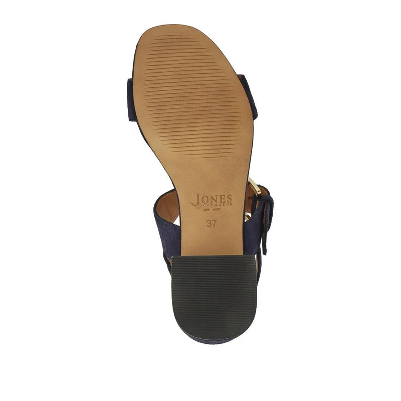 Kassidy2 Smart Block-Heel Sandals - KASSIDY2 / 327 390 - Navy Suede