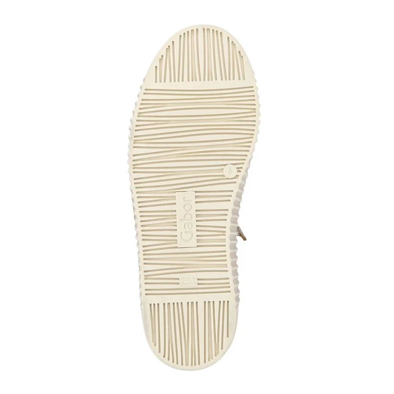 Wisdom Dual Zip Flatform Trainers - GAB31501 / 317 499 - Metallic Beige