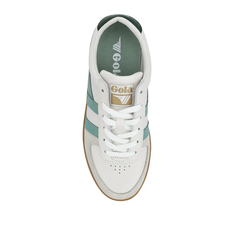 Gola Grandslam Elite Leather Trainers - JAC41501 / 326 752 - White-Green