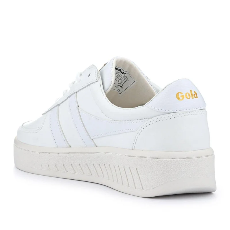 Gola Grandslam Leather Lace Up Trainers - JAC41500 / 326 751 - White