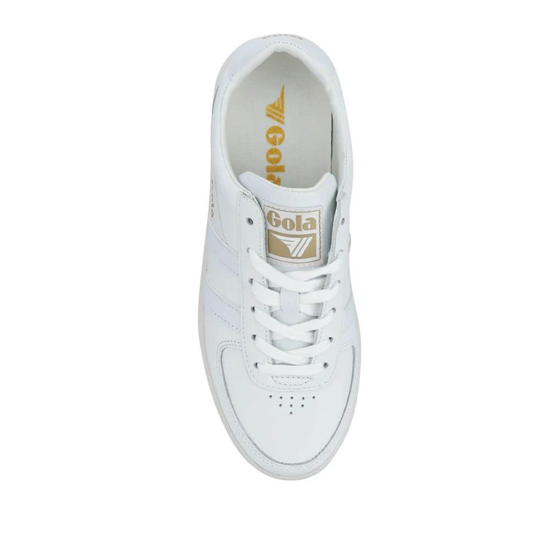 Gola Grandslam Leather Lace Up Trainers - JAC41500 / 326 751 - White