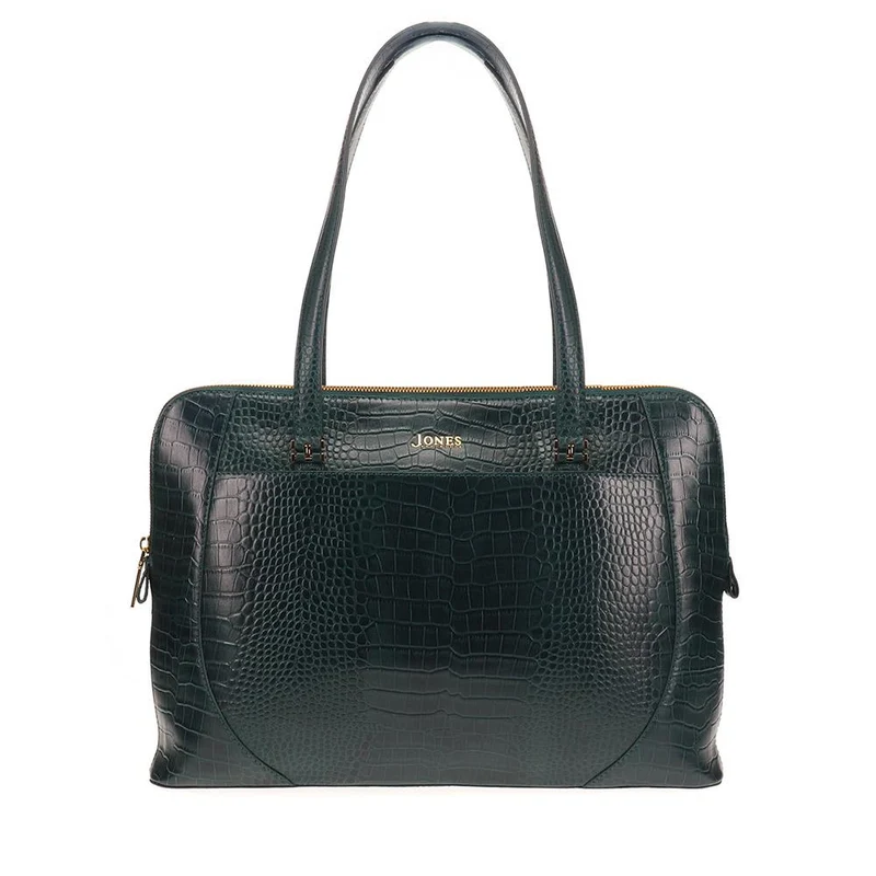 Wynter Croc Leather Shoulder Bag - WYNTER / 324 554