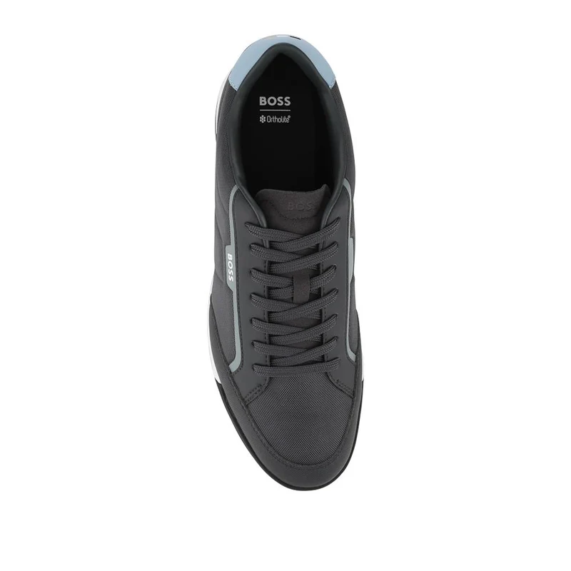 Boss Mixed-Material Lace Up Trainers - HUGO42502 / 327 808 - Navy