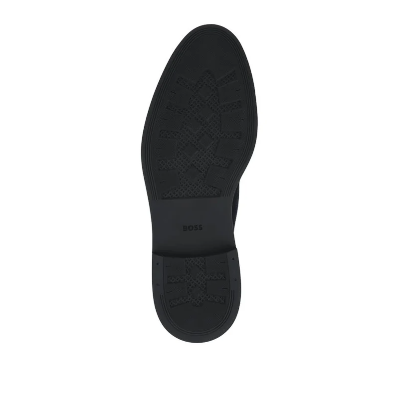 Boss Leather Chukka Boots - HUGO42507 / 327 813 - Navy