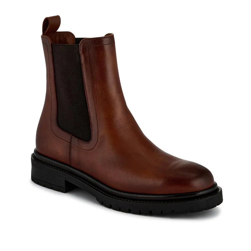 Kefalonia Leather Chelsea Boots - KEFALONIA / 326 141 - Brown