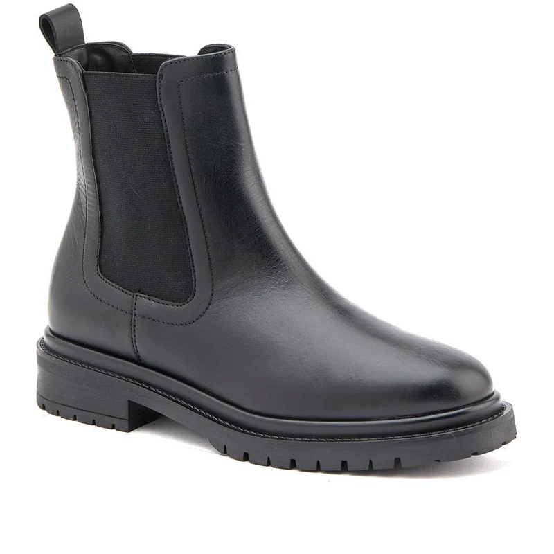 Kefalonia Leather Chelsea Boots - KEFALONIA / 326 141 - Black