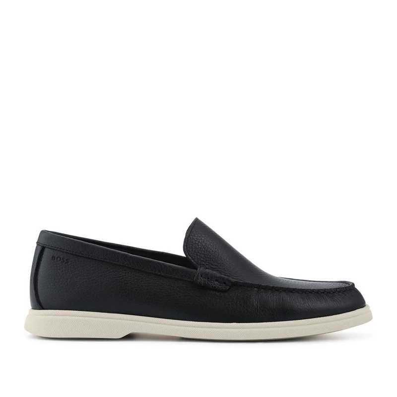 Hugo Boss Tumbled-Leather Moccasins - HUGO41509 / 327 628