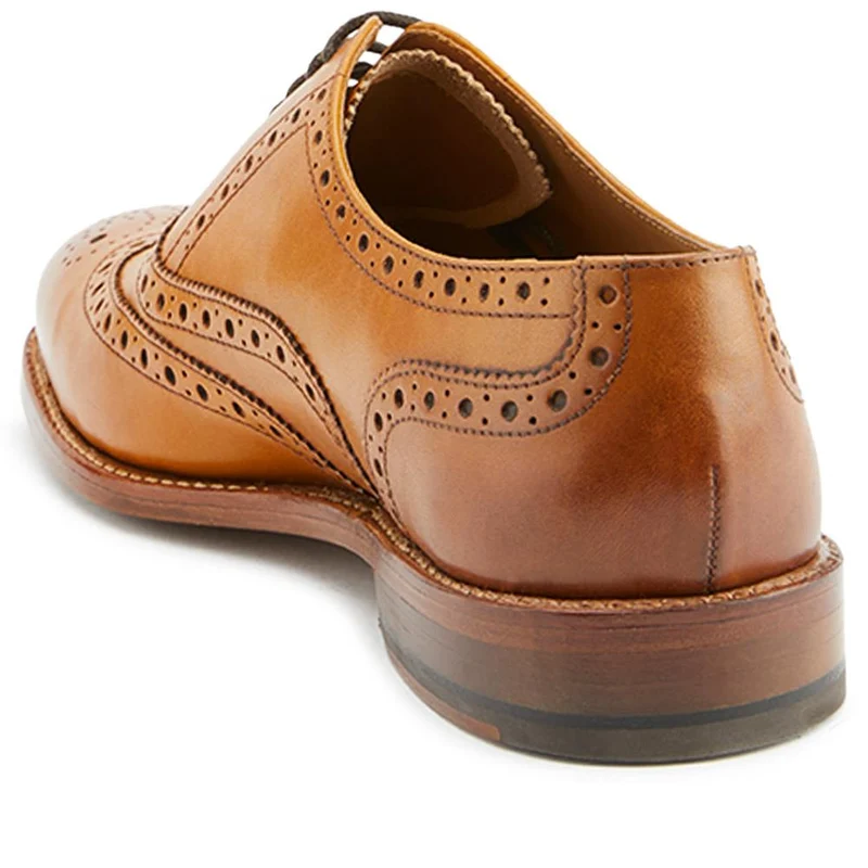 Braxton Leather Brogues - BRAXTON / 326 034 - Tan