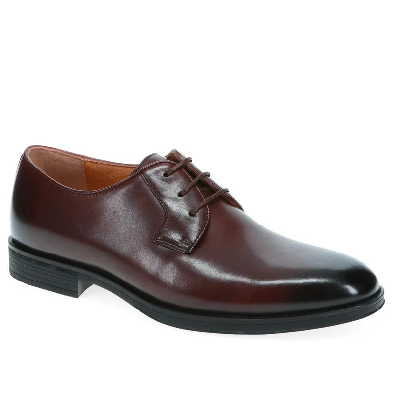 Manchester Wide Leather Lace-ups - MANCHESTERWIDE / 325 897 - Dark Brown