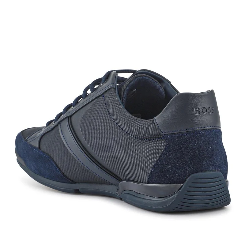 Boss Mixed-Material Trainers - HUGO41501 / 327 621 - Navy
