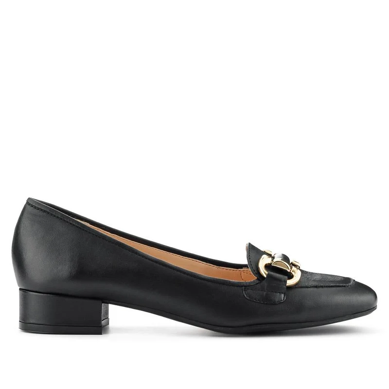 Editta Smart Leather Slip-On Shoes - EDITTA / 327 563 - Black