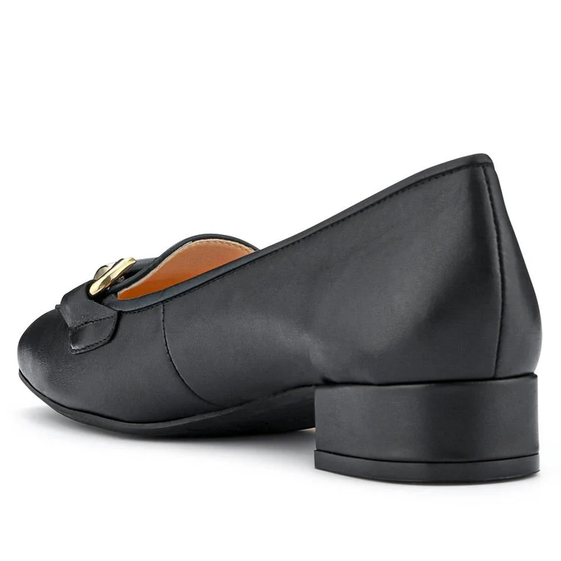 Editta Smart Leather Slip-On Shoes - EDITTA / 327 563 - Black