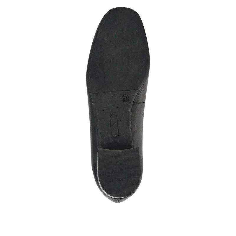 Editta Smart Leather Slip-On Shoes - EDITTA / 327 563 - Black