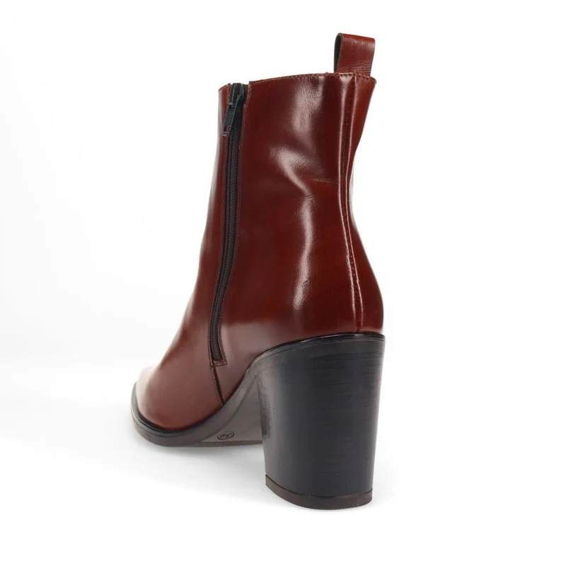 Kalamata Heeled Ankle Boots - KALAMATA / 325 867 - Brown