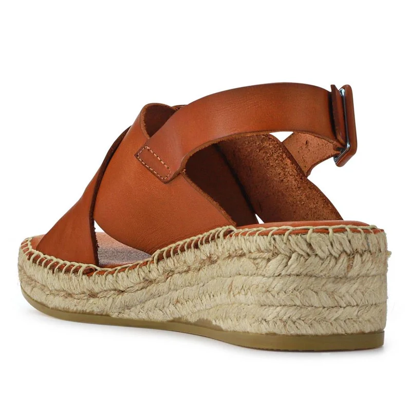 Jessa Leather Sandals - JESSA / 327 520 - Brown