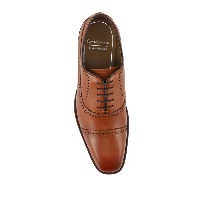 Oliver Sweeney Banbury Polished Leather Oxfords - OLIVR42501 / 328 551 - Tan
