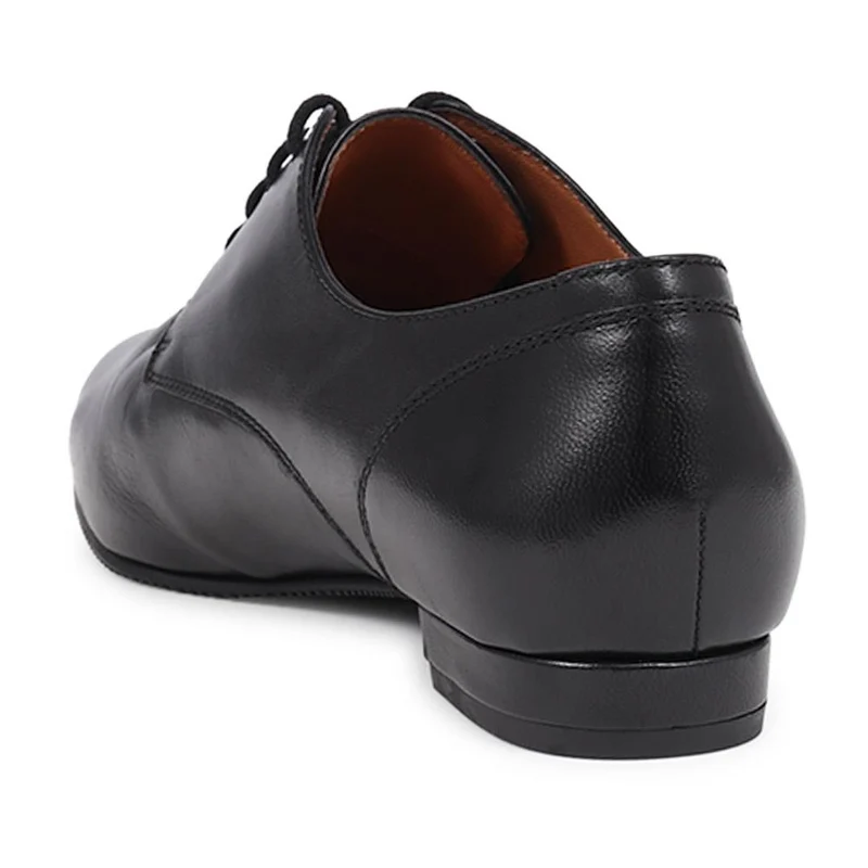 Tanaya Leather Derby Shoes - TANAYA / 325 770 - Black