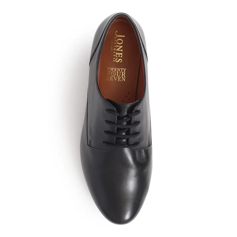 Tanaya Leather Derby Shoes - TANAYA / 325 770 - Black