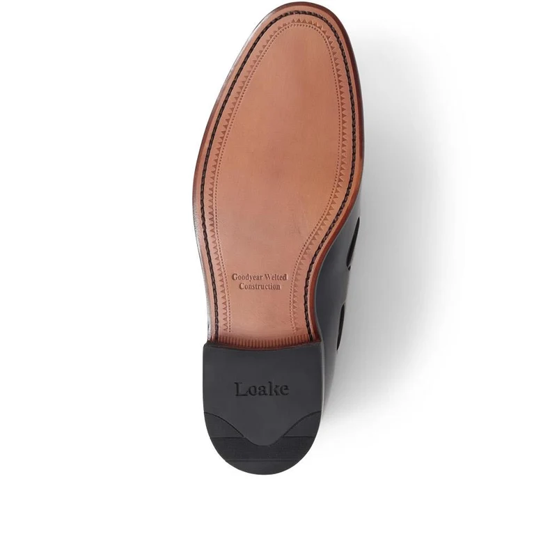 Utah1 Loake Leather Tassel Loafers - UTAH1 / 324 999 - Black