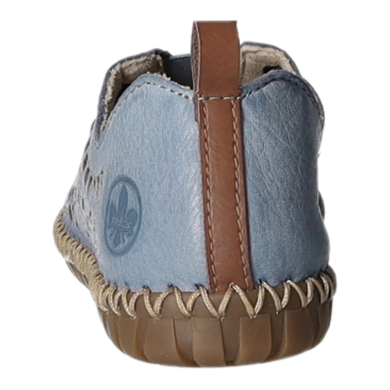 Rieker Slipper/Kletthalbschuh luftdurchlässig (durchbrochenes/geflochtenes Obermaterial)