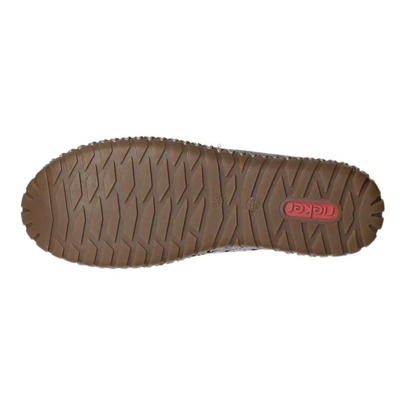 Rieker Slipper/Kletthalbschuh luftdurchlässig (durchbrochenes/geflochtenes Obermaterial)
