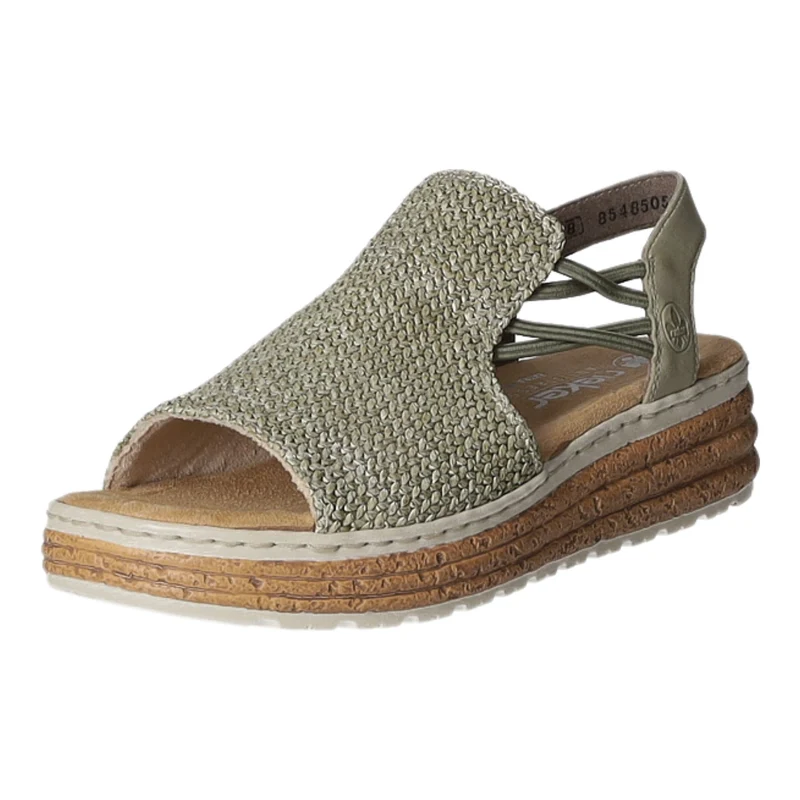 Rieker Keil Sandalette ab 30mm Sohlenhöhe