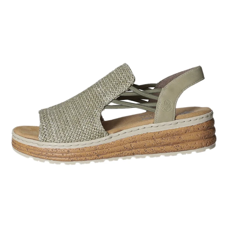 Rieker Keil Sandalette ab 30mm Sohlenhöhe
